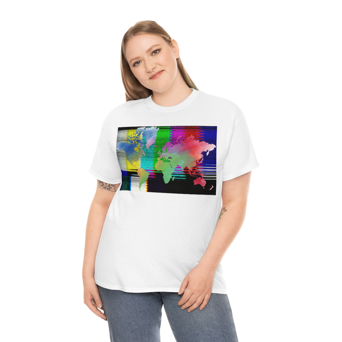 World TV Test Pattern - Unisex Heavy Cotton Tee