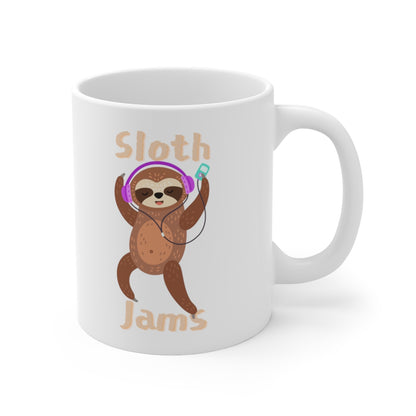 Sloth Jams - Ceramic Mug 11oz