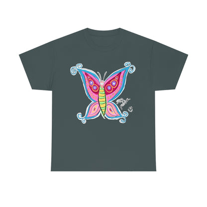 Positive Butterfly - Unisex Heavy Cotton Tee