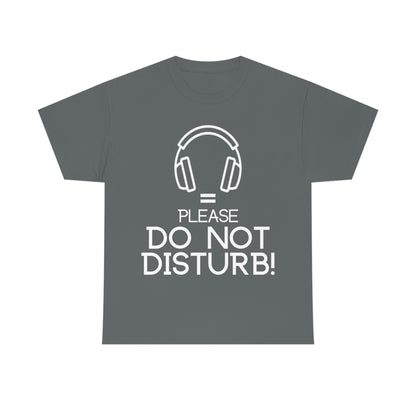 Headhones equals Do Not Disturb - Unisex Heavy Cotton Tee