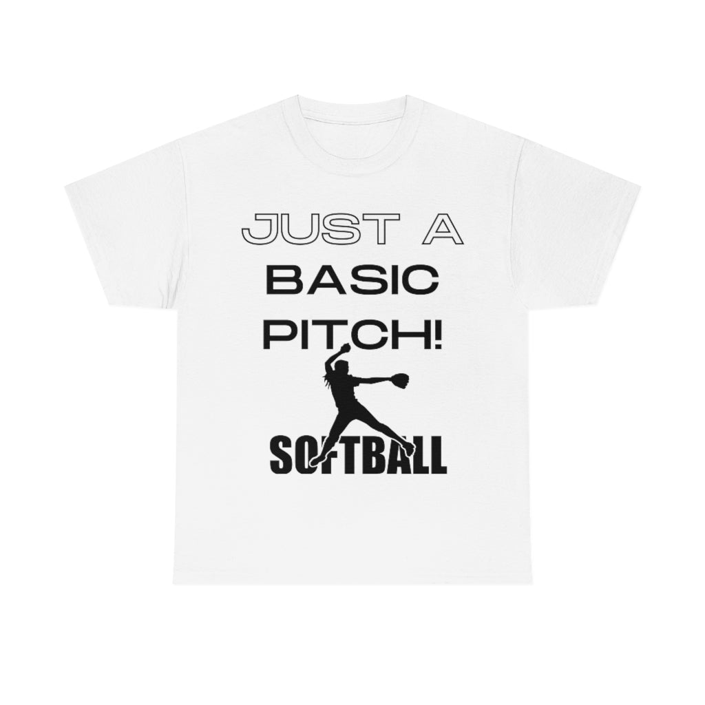 Just A Basic Pitch! - Unisex Cotton Tee