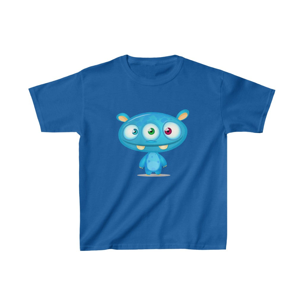 Cartoon Lil Monster Triclops - Kids Heavy Cotton™ Tee