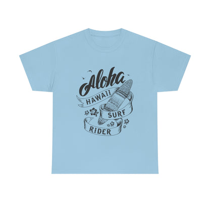 Aloha Hawaii Surf Rider - Unisex Heavy Cotton Tee