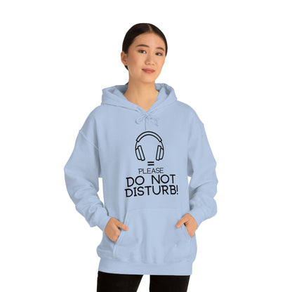 Headphones equals Do Not Disturb - Unisex Heavy Blend™ Hooded Sweatshirt