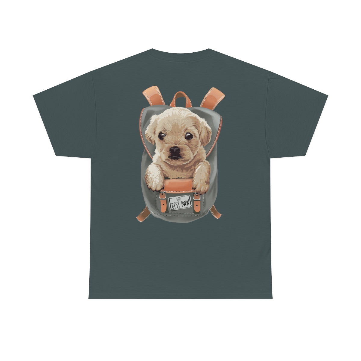 Puppy Backpack - Unisex Heavy Cotton Tee