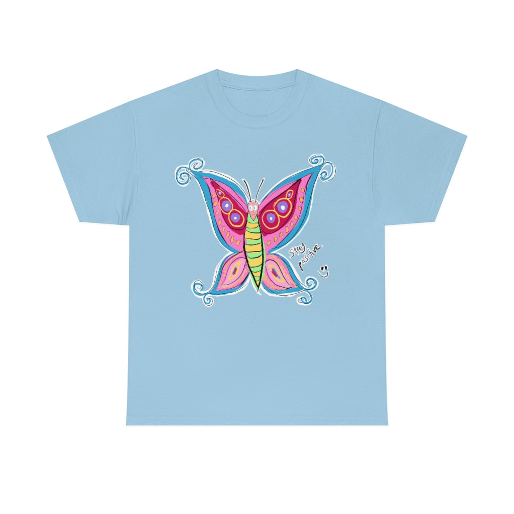 Positive Butterfly - Unisex Heavy Cotton Tee