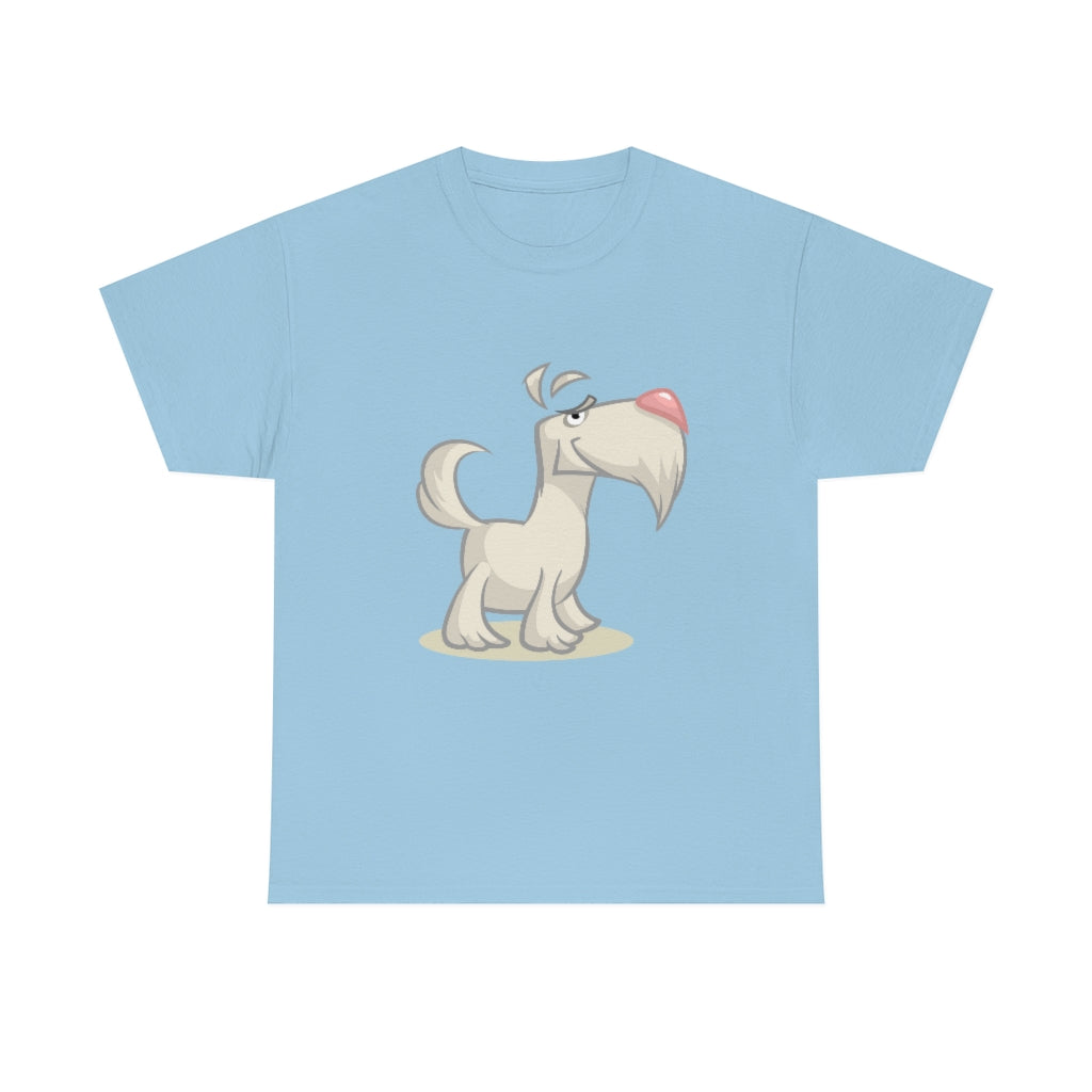 Cartoon Dog - Schnauzer - Unisex Heavy Cotton Tee