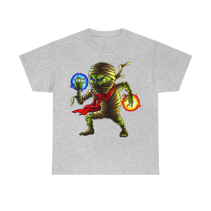 Cartoon Art - Mummy the Conjuror - Unisex Heavy Cotton Tee