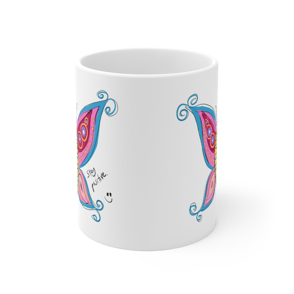 Positive Butterfly - Ceramic Mug 11oz