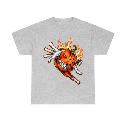 Cartoon Art - OP Pumpkin - Unisex Heavy Cotton Tee