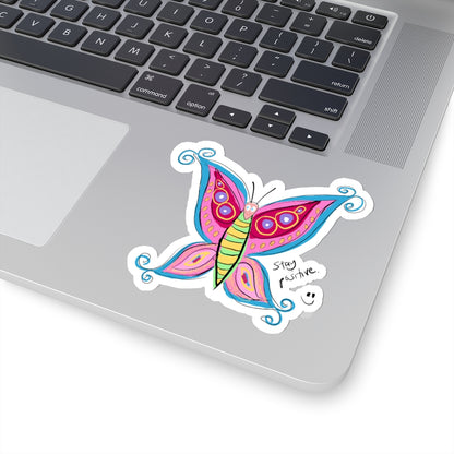 Positive Butterfly - Kiss-Cut Stickers