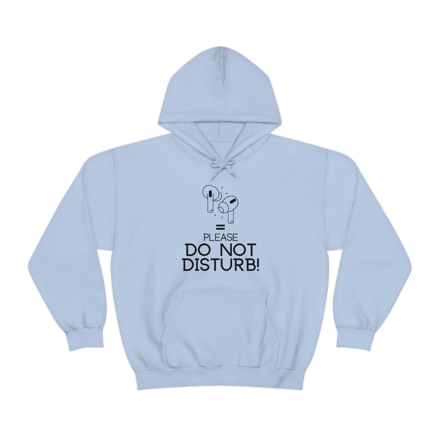 Earphone equals Do Not Disturb - Unisex Heavy Blend™ Hooded Sweatshirt