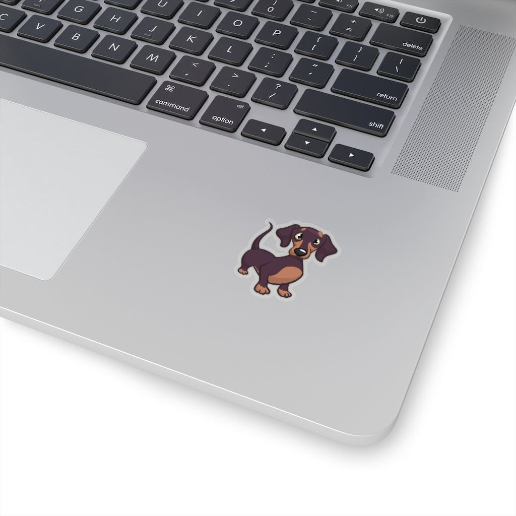 Cartoon Puppy - Daschund - Kiss-Cut Stickers