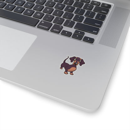 Cartoon Puppy - Daschund - Kiss-Cut Stickers