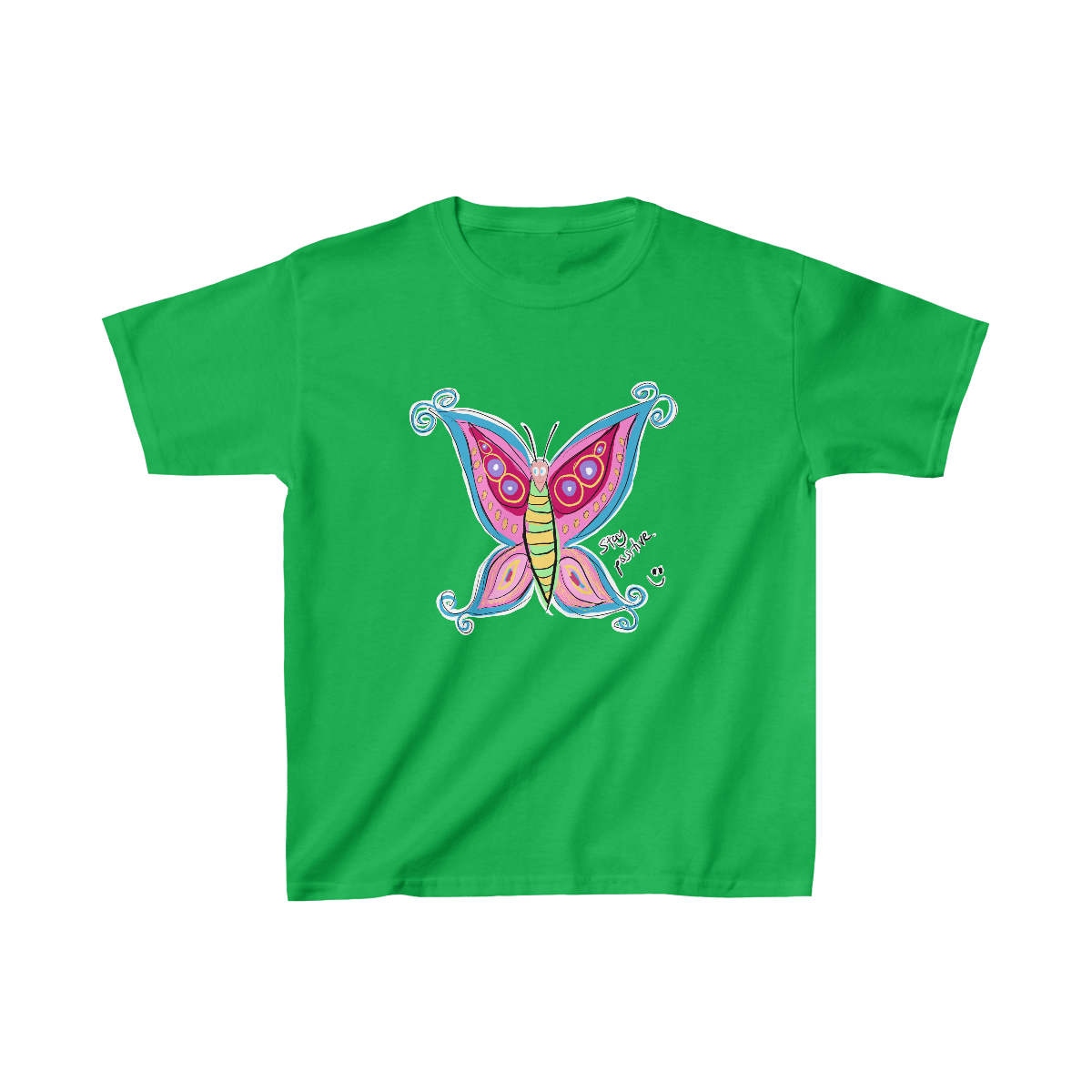 Positive Butterfly - Kids Heavy Cotton™ Tee