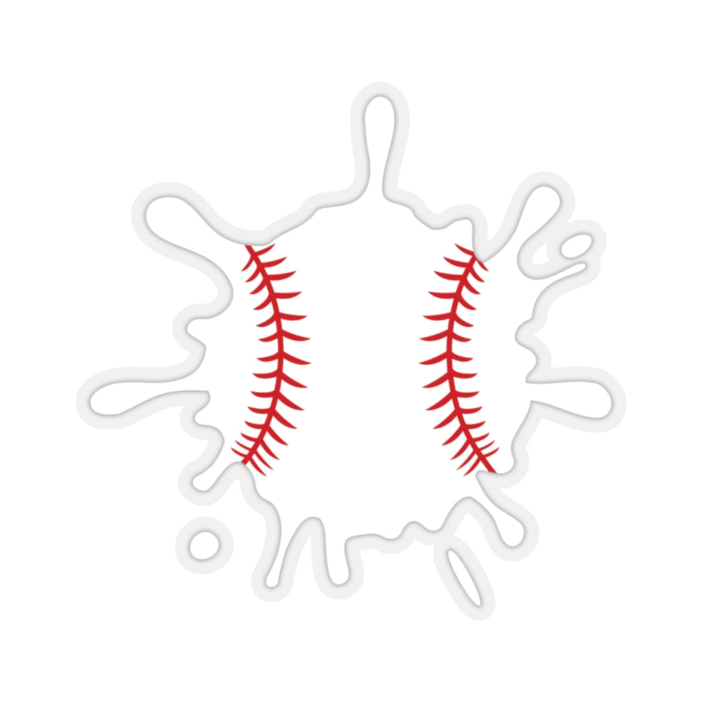 Baseball Splat - Kiss-Cut Stickers