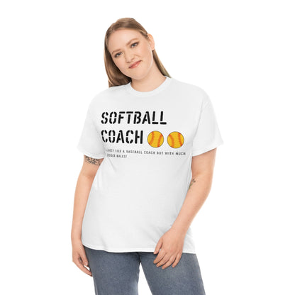 Softball Coach Definition - Unisex Cotton Tee