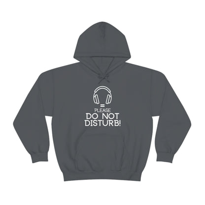 Headphones equals Do Not Disturb - Unisex Heavy Blend™ Hooded Sweatshirt