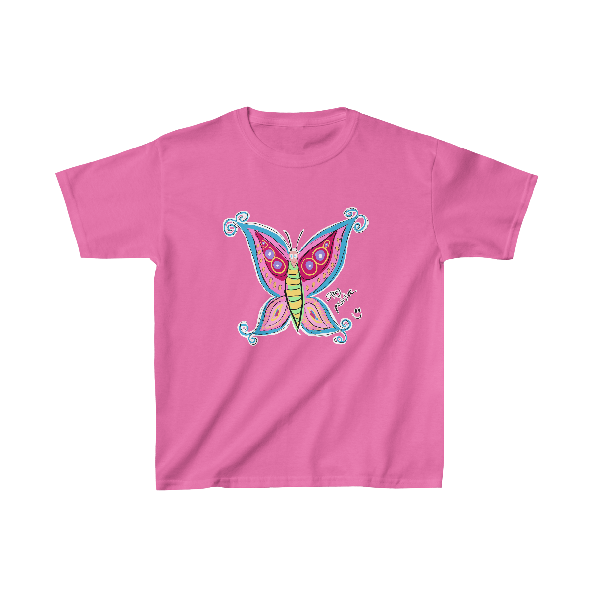 Positive Butterfly - Kids Heavy Cotton™ Tee