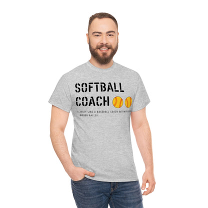 Softball Coach Definition - Unisex Cotton Tee