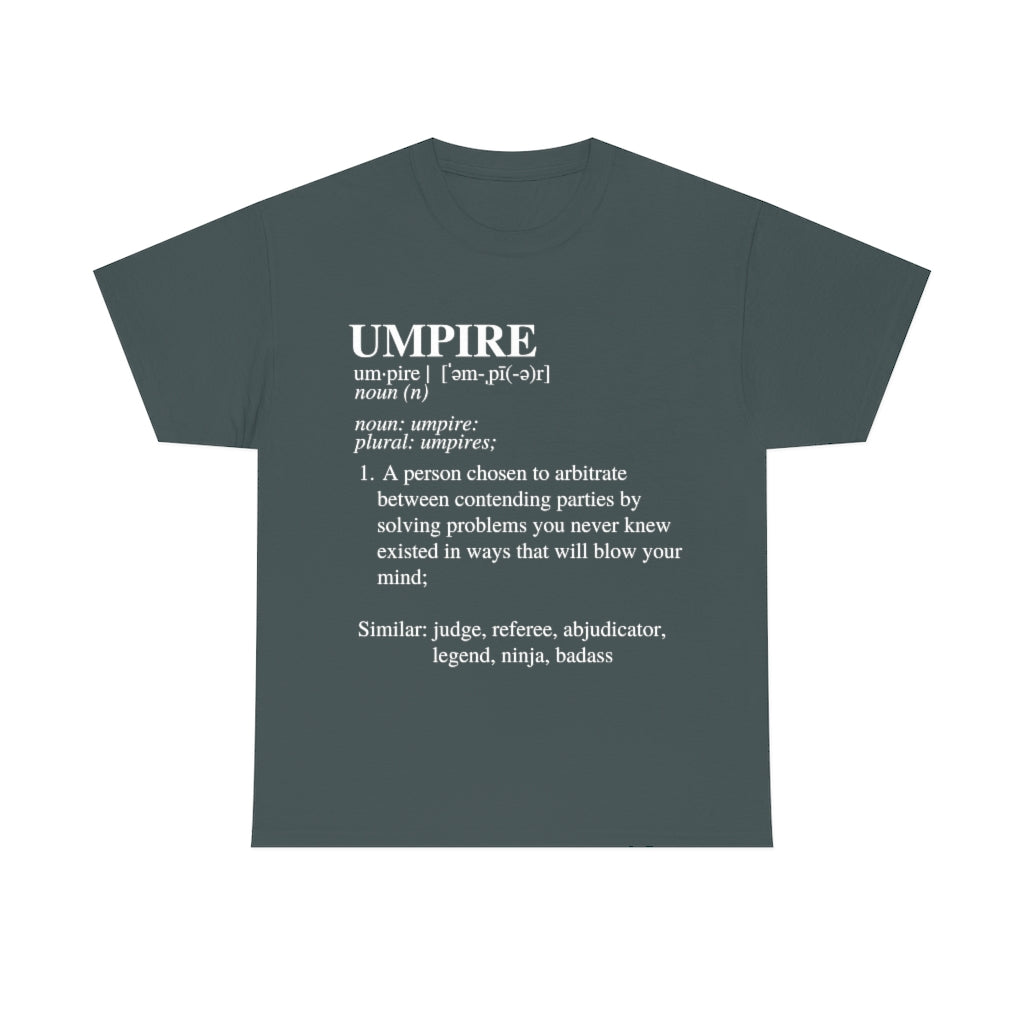 UMPIRE - Dictionary Definition - Unisex Cotton Tee