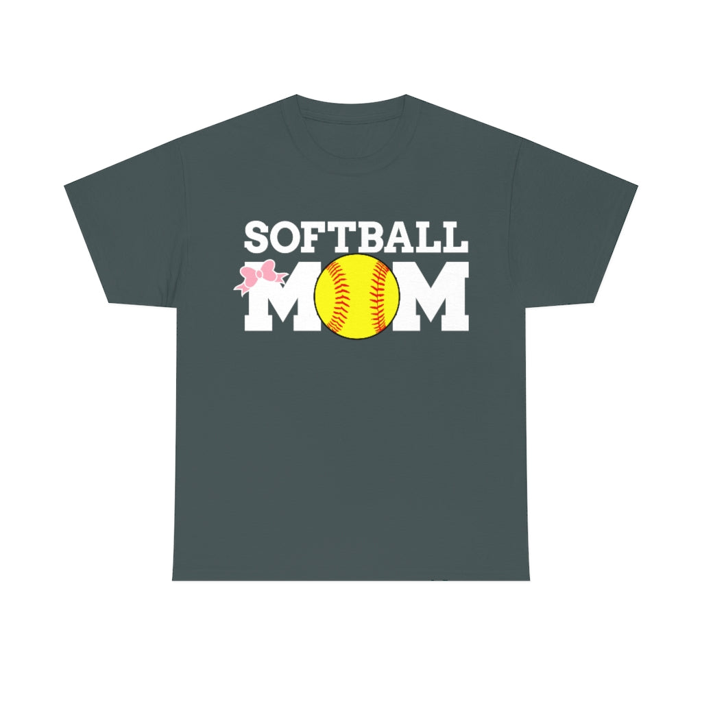 Softball MOM  - Unisex Cotton Tee