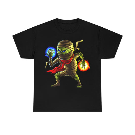 Cartoon Art - Mummy the Conjuror - Unisex Heavy Cotton Tee