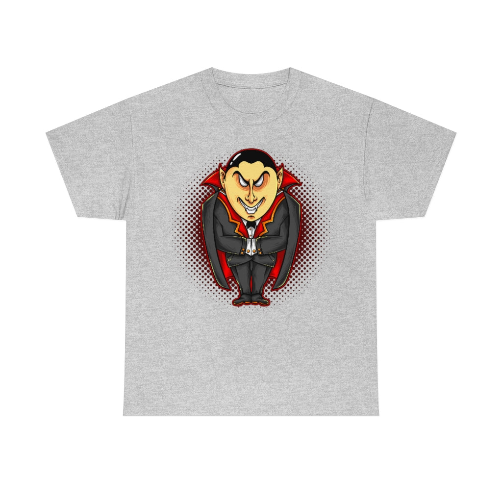 Cartoon Art - Vampire - Unisex Heavy Cotton Tee