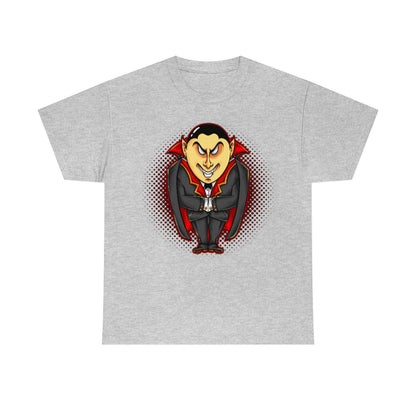 Cartoon Art - Vampire - Unisex Heavy Cotton Tee