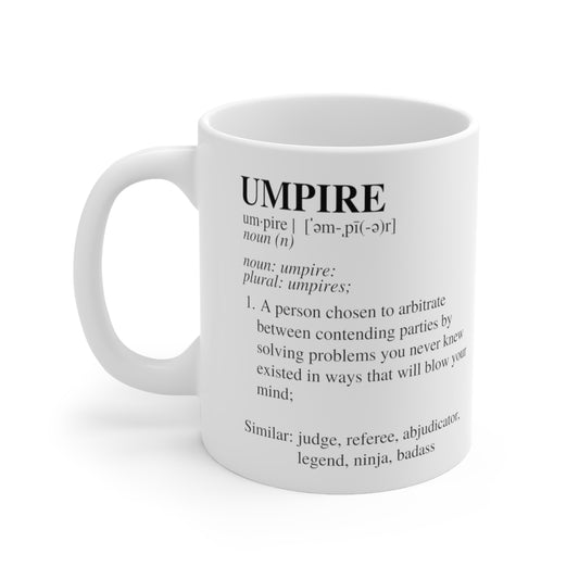 UMPIRE - Dictionary Definition - Ceramic Mug 11oz