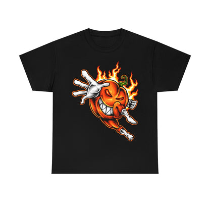 Cartoon Art - OP Pumpkin - Unisex Heavy Cotton Tee