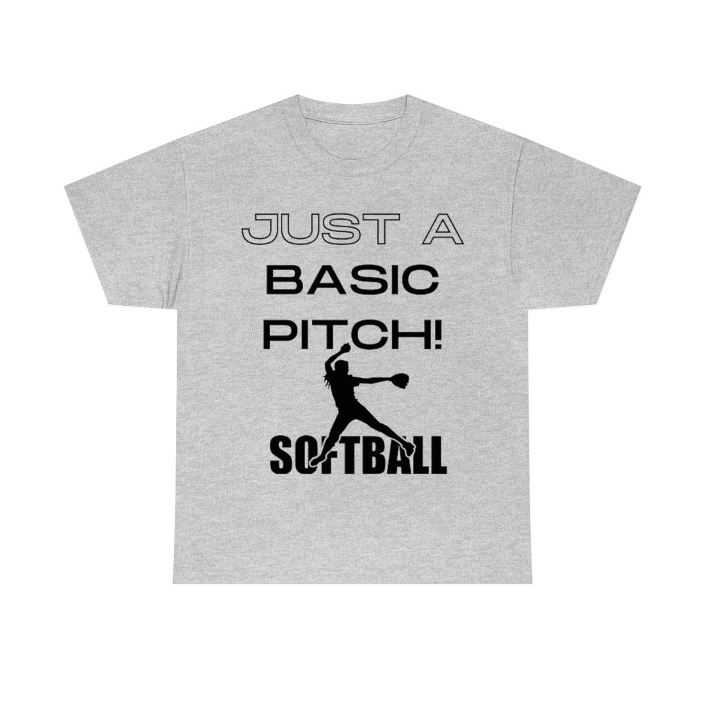 Just A Basic Pitch! - Unisex Cotton Tee