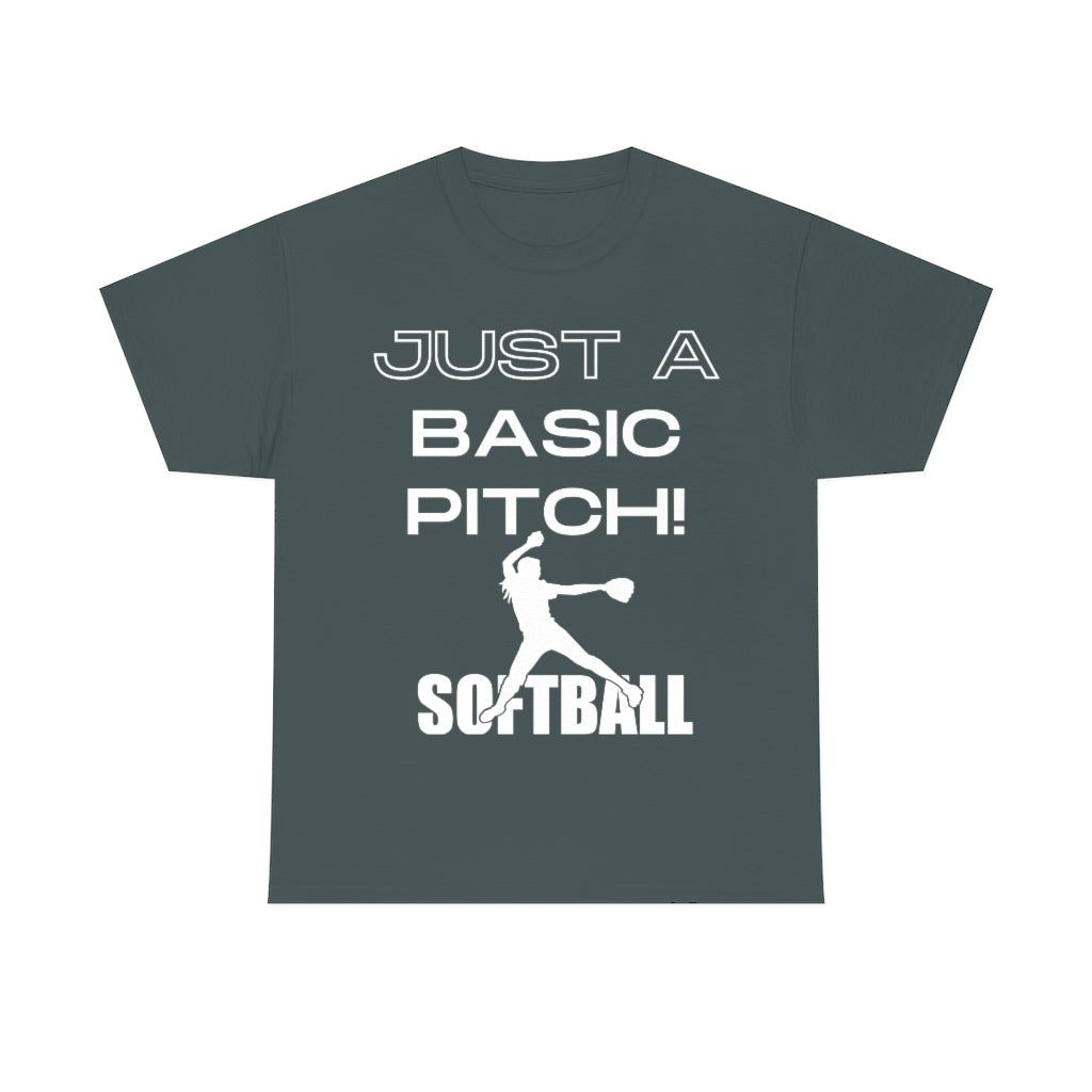 Just A Basic Pitch! - Unisex Cotton Tee