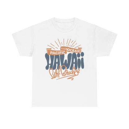 Pacific Ocean Hawaii Surf Paradise - Unisex Heavy Cotton Tee