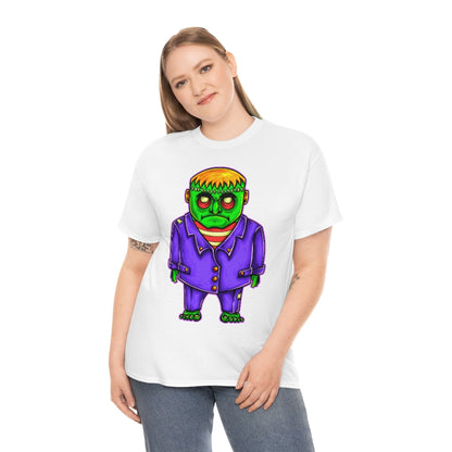 Cartoon Art Series - Frankie - Unisex Heavy Cotton Tee