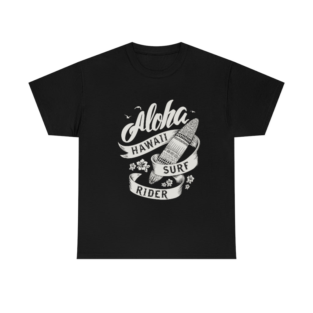 Aloha Hawaii Surf Rider - Unisex Heavy Cotton Tee