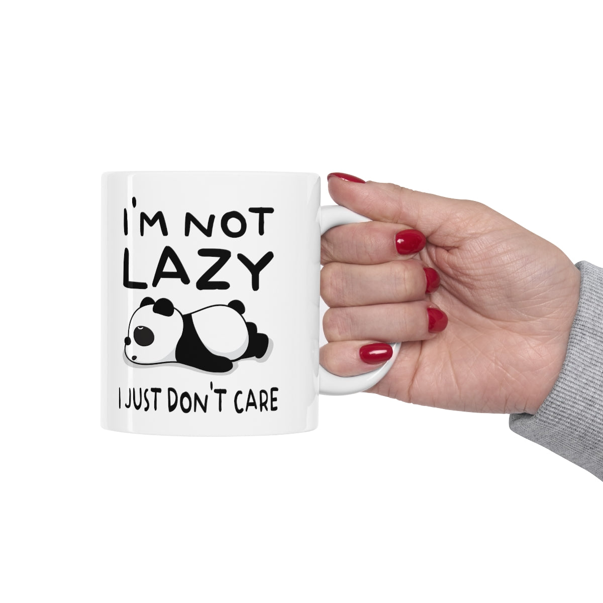 I'm Not Lazy Panda - Ceramic Mug 11oz